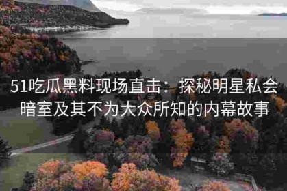 51吃瓜黑料现场直击：探秘明星私会暗室及其不为大众所知的内幕故事