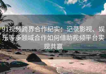 91视频跨界合作纪实：记录影视、娱乐等多领域合作如何借助视频平台实现共赢