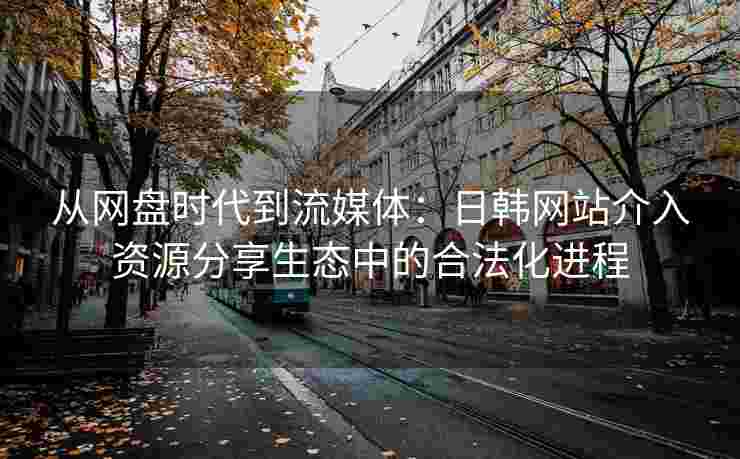 从网盘时代到流媒体：日韩网站介入资源分享生态中的合法化进程